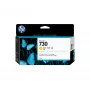 HP 730 130-ml Yellow DesignJet Ink Cartridge, HP DesignJet T1700 Printer series, Thermal inkjet, Yellow, Singapore, 202 mm, 129 mm