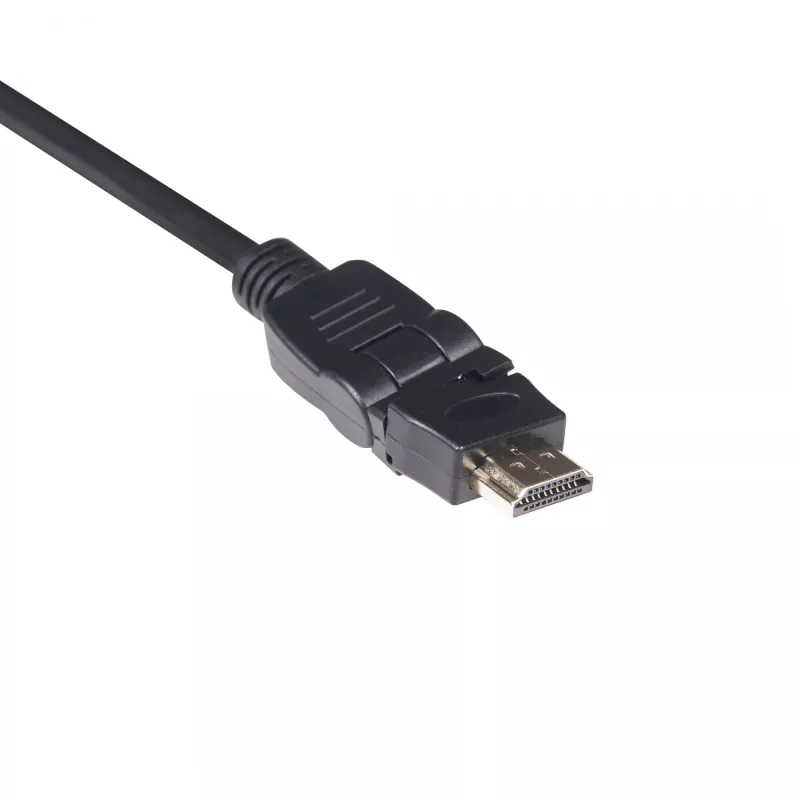 CLUB3D HDMI 2.0 4K60Hz UHD 360 Degree Rotary cable 2m/6.74ft