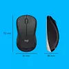 Wireless keyboard and mouse set Logitech MK540 Advanced — full-size QWERTY keyboard, USB receiver, US layout, ergonomic mouse, black/white