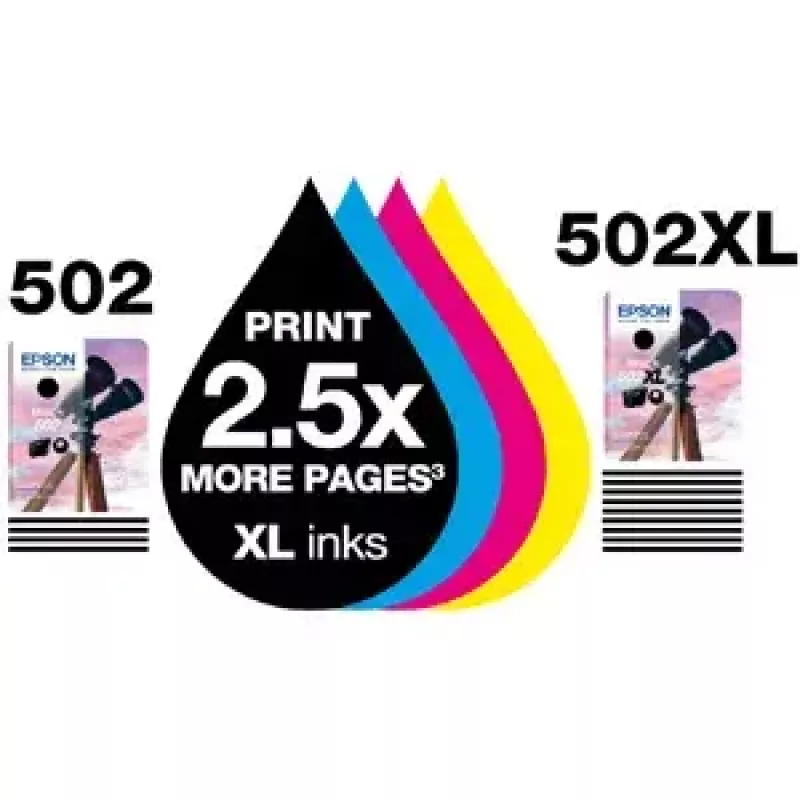Cartridge Epson 502XL Cyan 470 pages
