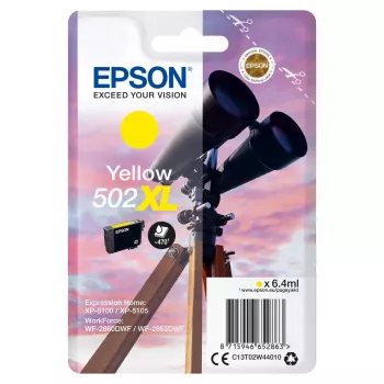 Ink Cartridge EPSON 502XL Dalekohled Yellow C13T02W44010