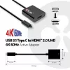 USB 3.1 Type C to HDMI 2.0 UHD 4K 60Hz Active Adapter CLUB3D CAC-2504