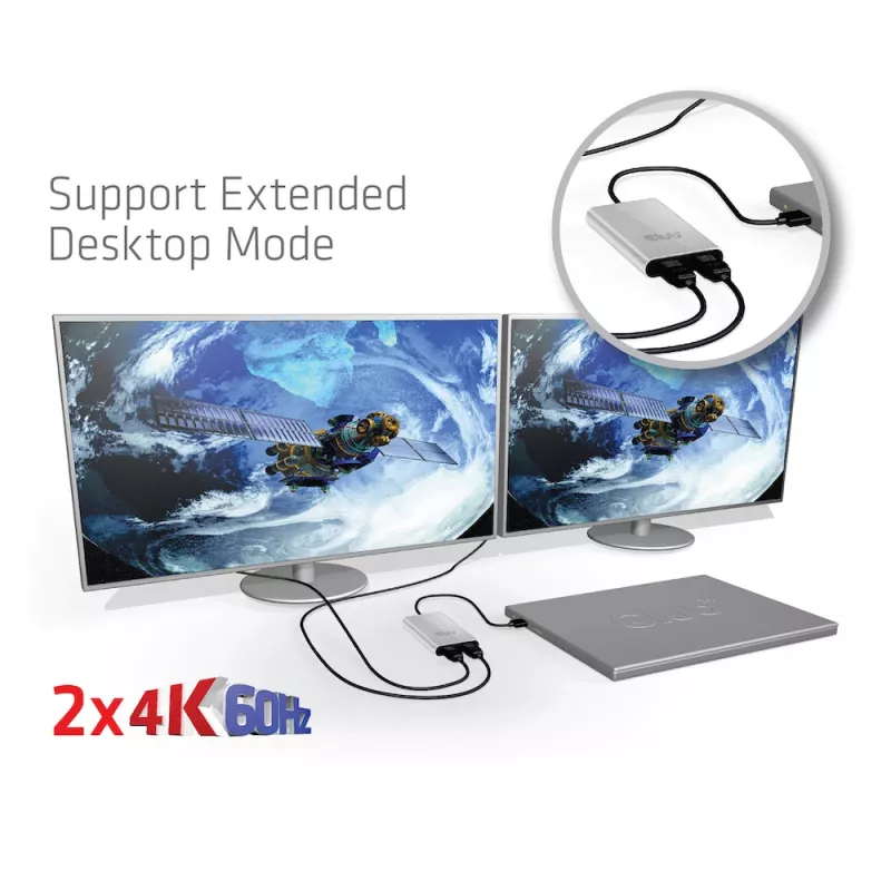Adapter CLUB3D Thunderbolt 3 to Dual HDMI 2.0