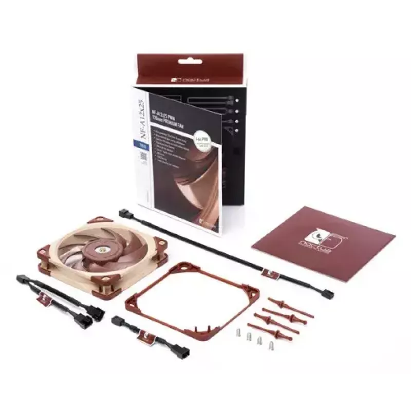 Noctua fan NF-A12x25 PWM 120 mm, 12 V, PWM, 2000 RPM max, 102.1 m³/h, 22.6 dB
