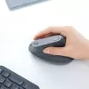Ergonomic wireless mouse Logitech MX Vertical, MX Vertical, 4000 DPI, RF Wireless + Bluetooth, right-hand, Graphite, office use