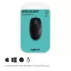 Mouse Logitech B110 Silent Wired USB Black