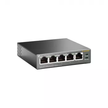 TP-Link 5-Port Gigabit Desktop PoE Switch with 4-Port, Unmanaged, Gigabit Ethernet (10/100/1000), Power over Ethernet (PoE)