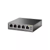 TP-Link 5-Port Gigabit Desktop PoE Switch with 4-Port, Unmanaged, Gigabit Ethernet (10/100/1000), Power over Ethernet (PoE)