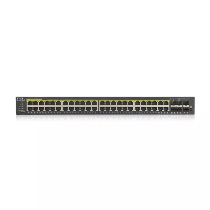 Zyxel GS1920-48HPV2 Managed Gigabit Ethernet (10/100/1000) Power over Ethernet (PoE) Black