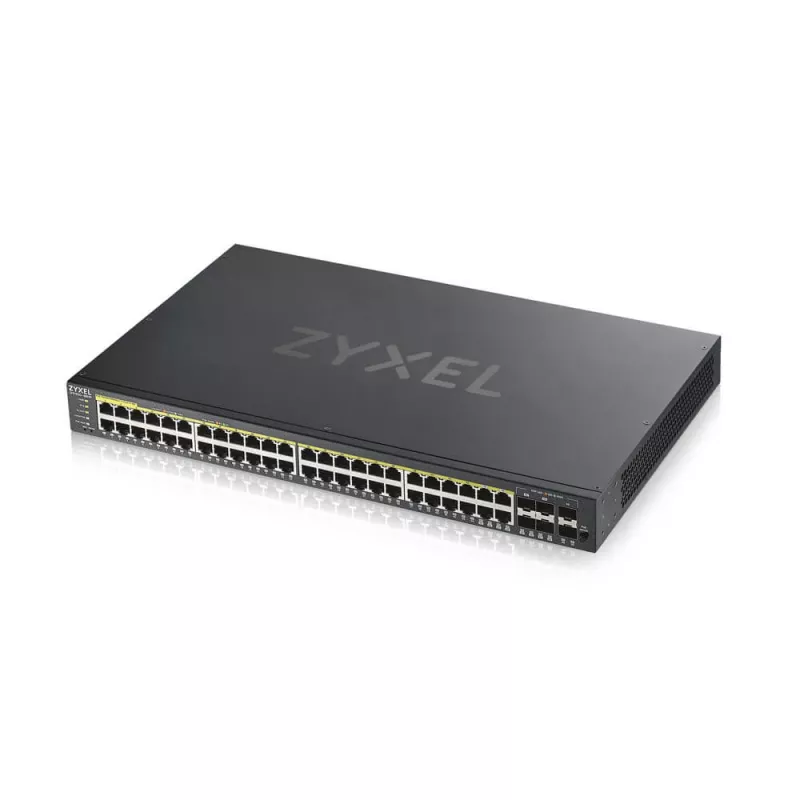 Zyxel GS1920-48HPV2 Managed Gigabit Ethernet (10/100/1000) Power over Ethernet (PoE) Black