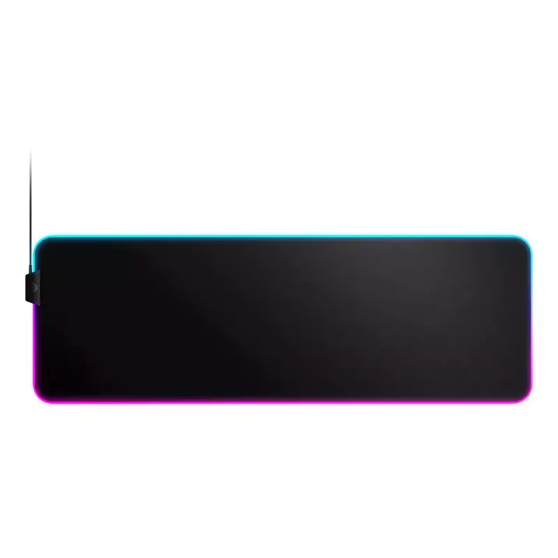 Gaming mouse pad STEELSERIES QcK Prism Cloth XL — Cloth surface, 900×300 mm, 4 mm thickness, RGB backlight