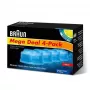 Cartridge refills BRAUN CCR4 3+1 for Clean&Renew cleaning and charging system, pack with three refills plus one extra
