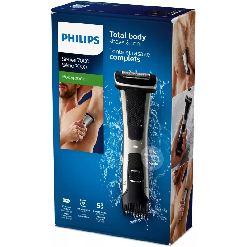 Philips 7000 series Bodygroom 7000 BG7025/15 Showerproof body groomer