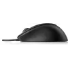 HP USB Fingerprint Mouse, Ambidextrous, USB Type-A, Black