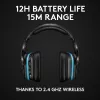 LOGITECH G935 Wireless 7.1 Surround Sound Lightsync Gaming Headset - 2.4GHz