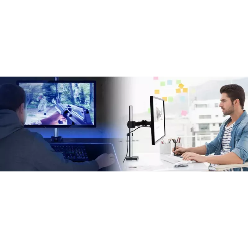 ARCTIC Z1 (Gen 3) - Desk Mount Monitor Arm with USB Hub