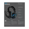 LOGITECH G432 - USB / 3.5mm - Game-headset - 7.1 Surround - Blue