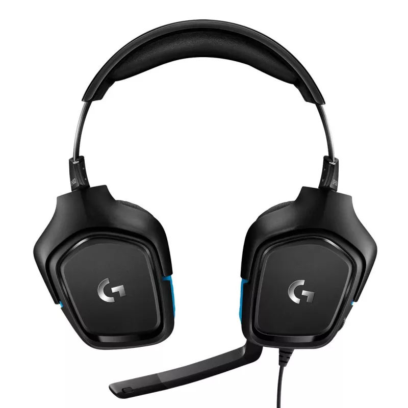 LOGITECH G432 - USB / 3.5mm - Game-headset - 7.1 Surround - Blue