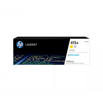 HP 415A Yellow Original LaserJet Toner Cartridge, 2100 pages, Yellow, 1 pc(s)
