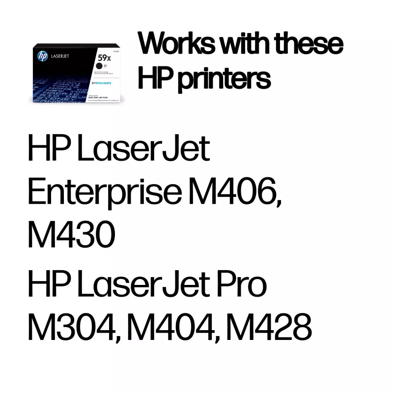 Toner Cartridge HP 59X High Yield CF259X 10000 pages Black