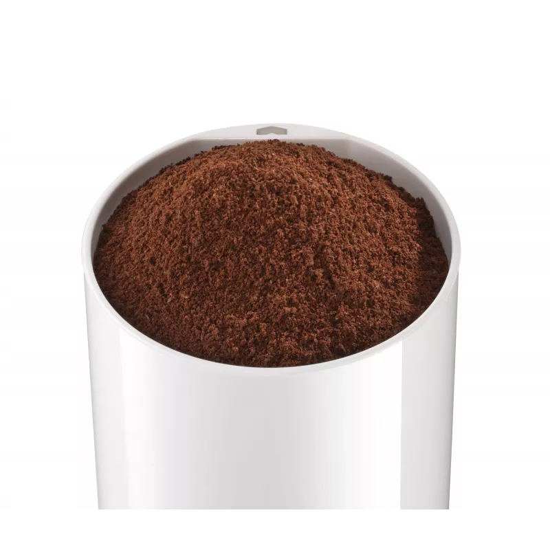 Blade coffee grinder Bosch TSM6A011W, 180 W, 75 g capacity, white