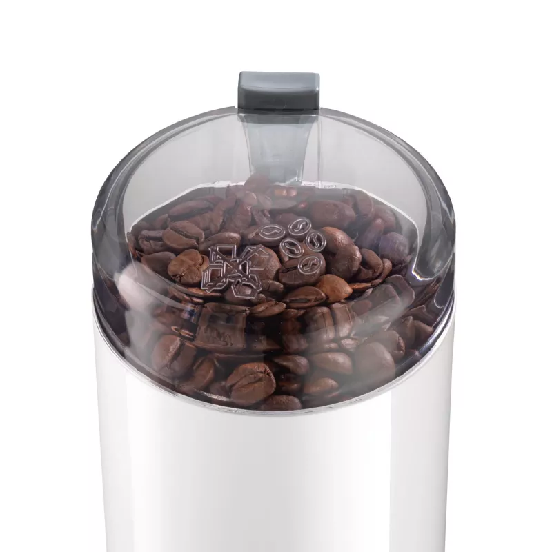 Blade coffee grinder Bosch TSM6A011W, 180 W, 75 g capacity, white