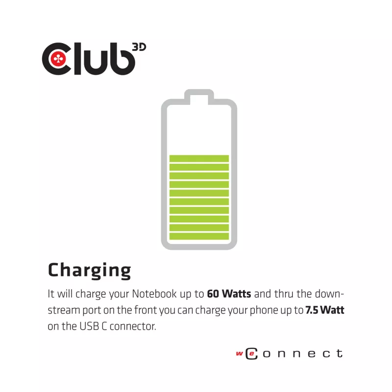 CLUB3D The CSV-1562 is an USB3.2 Gen1 Type-C Universal Triple 4K30Hz Charging Docking Station and is DisplayLink® Certified. The Universal Charging Dock