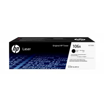 HP 106A Black Original Laser Toner Cartridge, 1000 pages, Black, 1 pc(s)