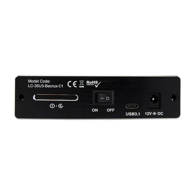 HDD enclosure LC-Power LC-35U3-Becrux-C1 Black 3.5 inch