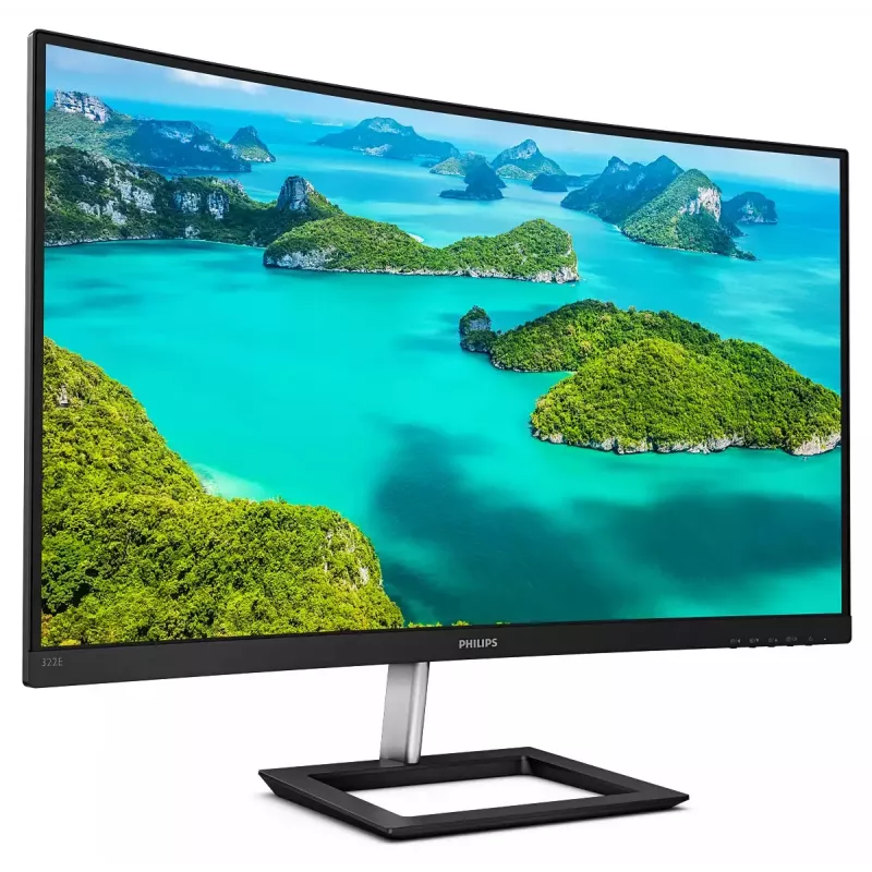 Philips E Line 322E1C/00 computer monitor 80 cm (31.5 inch) 1920 x 1080 pixels Full HD LCD Black