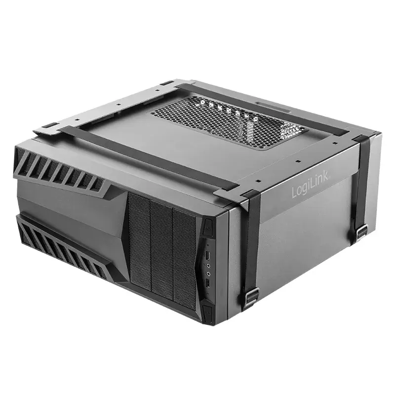 CPU holder LOGILINK EO0009 — adjustable steel desktop tower support, black, RoHS