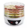 Food dehydrator ESPERANZA EKD002 – 5 trays, 250 W, adjustable thermostat, max temp 75°C, translucent white