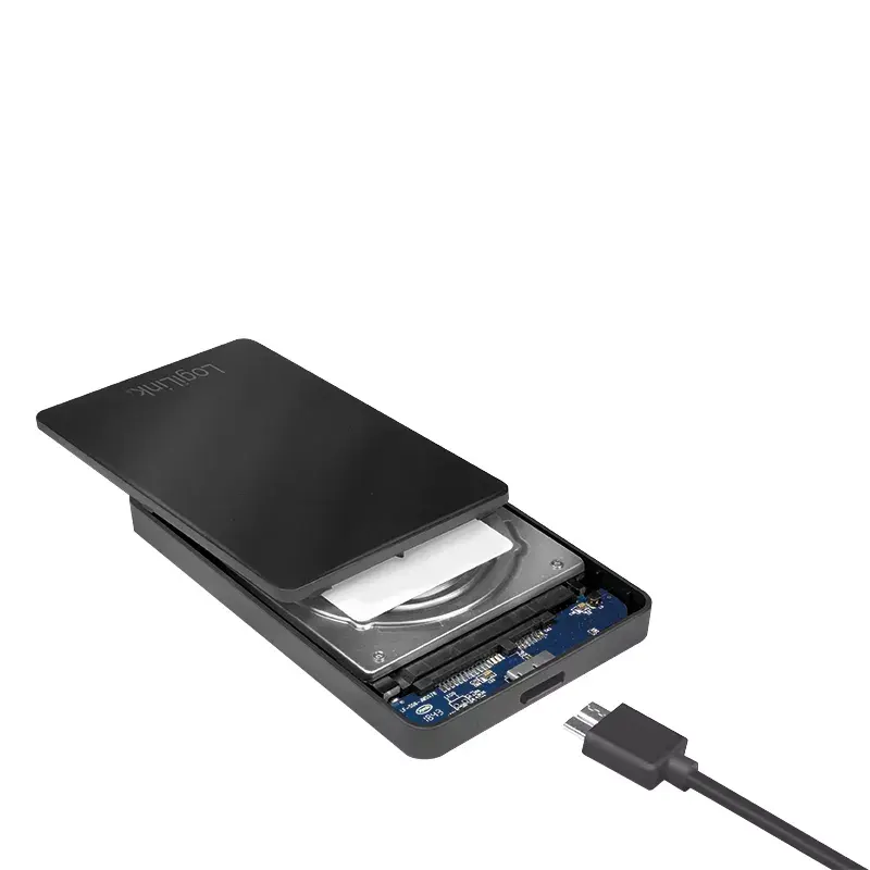 HDD/SSD enclosure LogiLink UA0339 Black 2.5 inch
