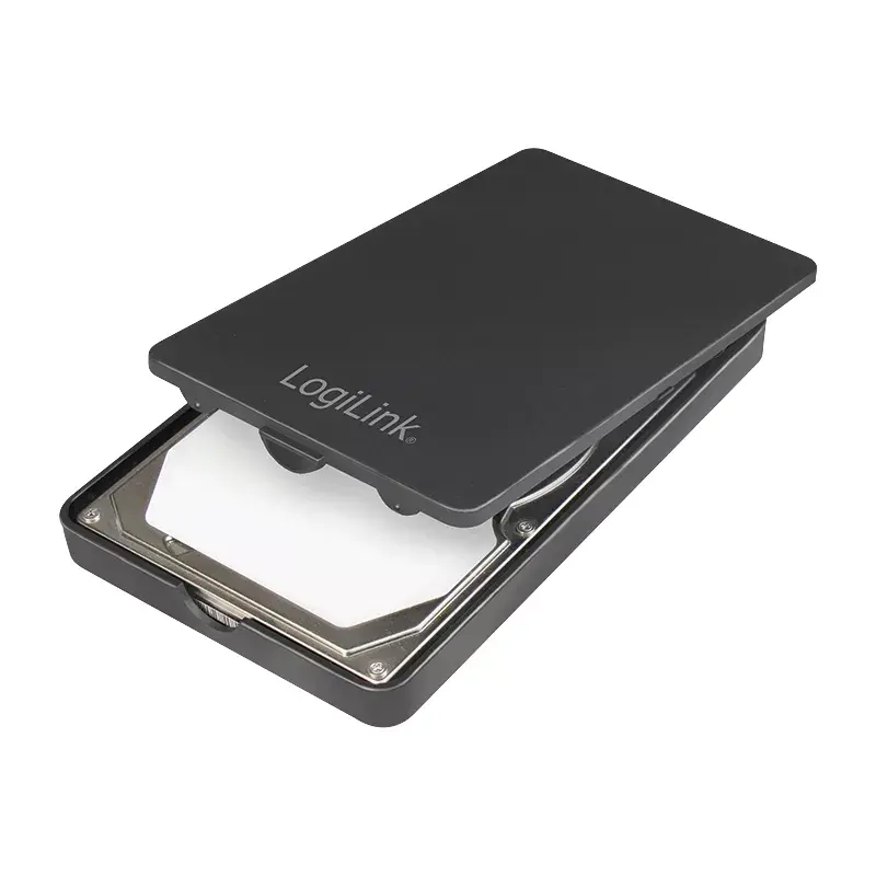 HDD/SSD enclosure LogiLink UA0339 Black 2.5 inch