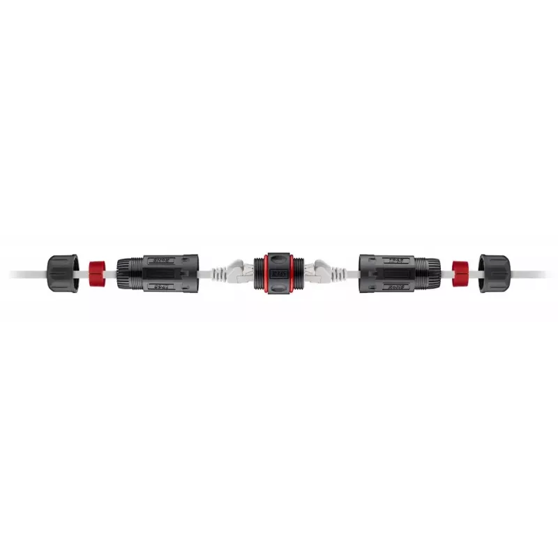 Goobay cable accessory 79566 Black 250 MHz 2x RJ45