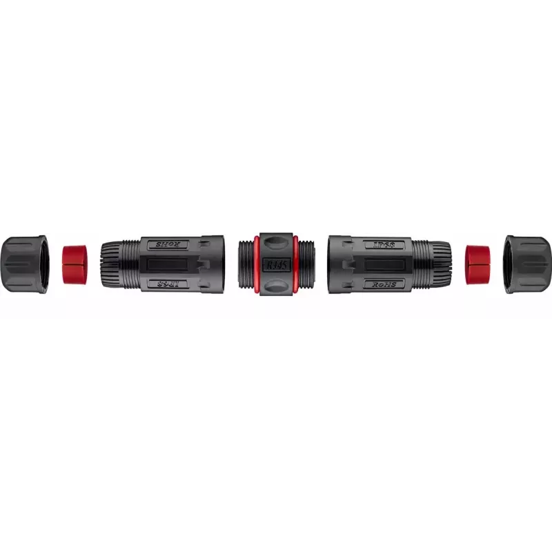 Goobay cable accessory 79566 Black 250 MHz 2x RJ45