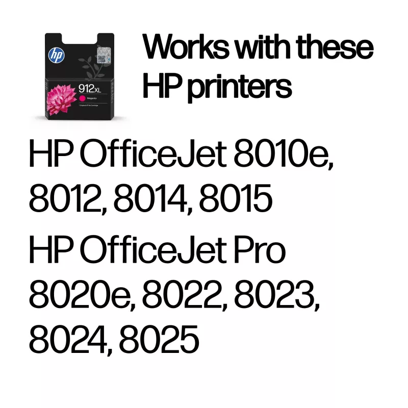 HP 912XL High Yield Magenta Original Ink Cartridge