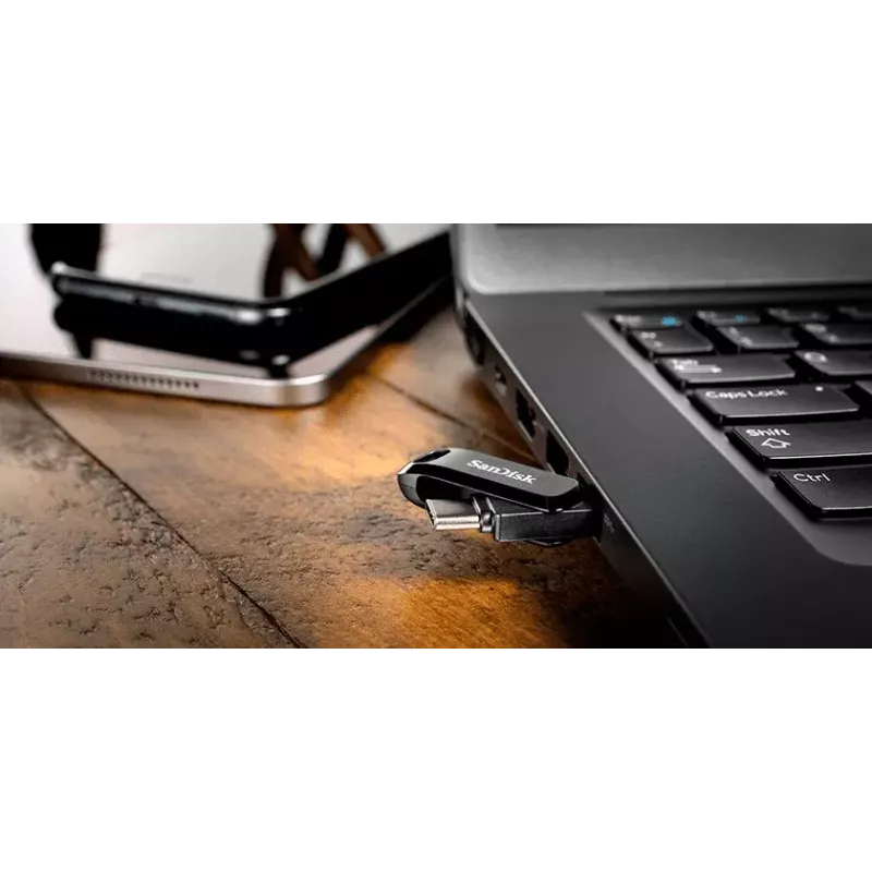USB flash drive SanDisk 256 GB USB Type-A USB Type-C Ultra Dual Drive Go
