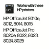 HP 912 Black Original Ink Cartridge, Black, 1 pc(s), 250 pages