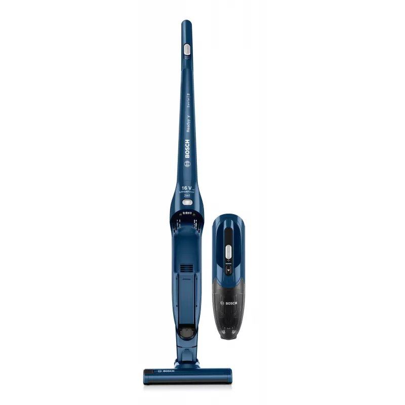 Bosch Serie 2 BBHF216 stick vacuum/electric broom 2-in-1 stick vacuum Battery Dry Bagless Blue