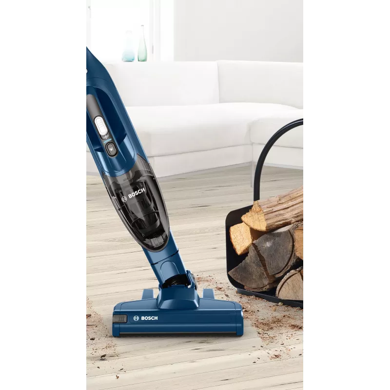 Bosch Serie 2 BBHF216 stick vacuum/electric broom 2-in-1 stick vacuum Battery Dry Bagless Blue