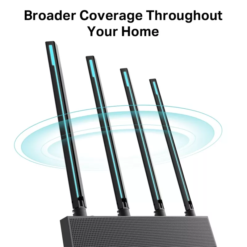 TP-Link Archer C80 wireless router Gigabit Ethernet Dual-band (2.4 GHz / 5 GHz) Black