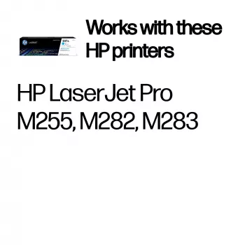 HP 207A Cyan Original LaserJet Toner Cartridge, 1250 pages, Cyan, 1 pc(s)