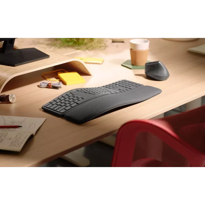 LOGITECH Ergo K860 - Wireless Split Keyboard Graphite Qwerty Pan Nordic