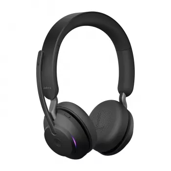 Jabra Evolve2 65 USB-C Black MS Stereo, Wireless, Office/Call center, 20 - 20000 Hz, 176.4 g, Headset, Black