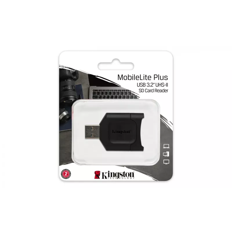 Kingston Technology MobileLite Plus card reader USB 3.2 Gen 1 (3.1 Gen 1) Type-A Black
