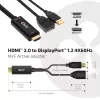 CLUB3D CAC-1331 video cable adapter 0.25 m HDMI DisplayPort Black
