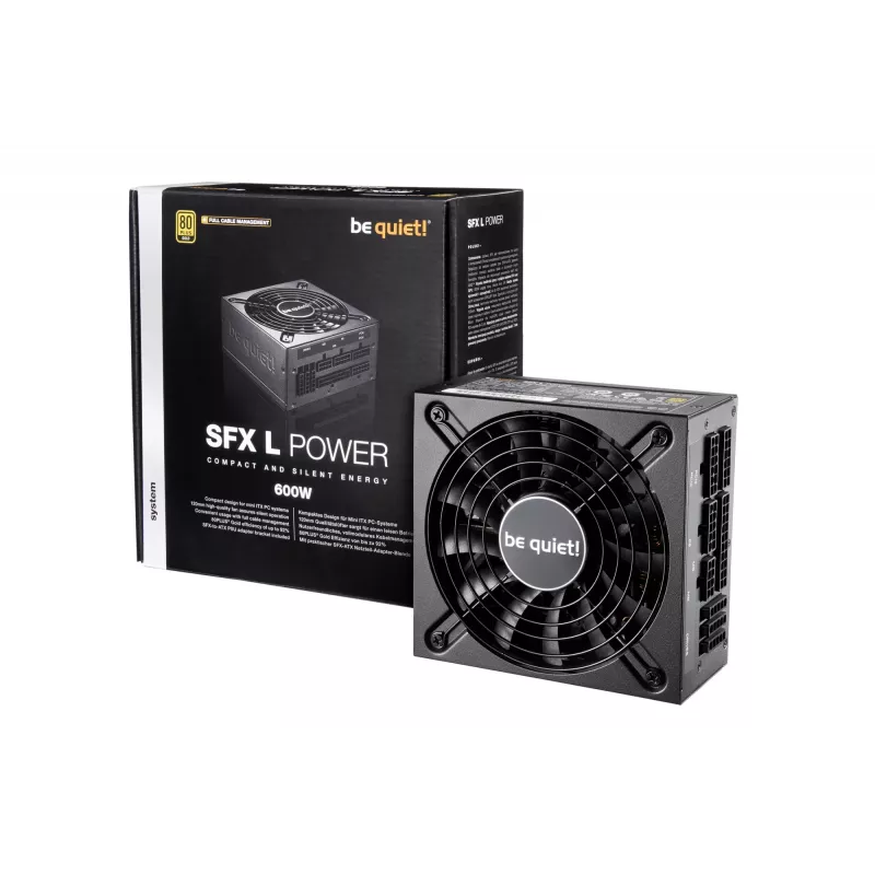 be quiet! SFX L Power power supply unit 600 W 20+4 pin ATX Black