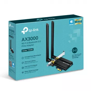 PCIe Adapter TP-Link AX3000 Wi-Fi 6 Bluetooth 5.0