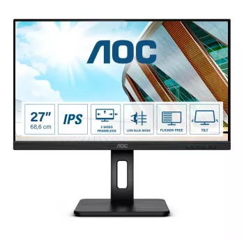 AOC P2 27P2Q computer monitor 68.6 cm (27 inch) 1920 x 1080 pixels Full HD LED Black